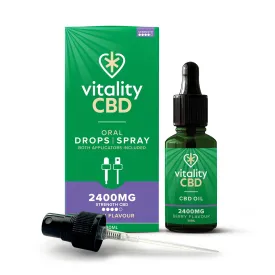 2400mg-4800mg Berry Flavour CBD Oil Drops & Spray | 30ml