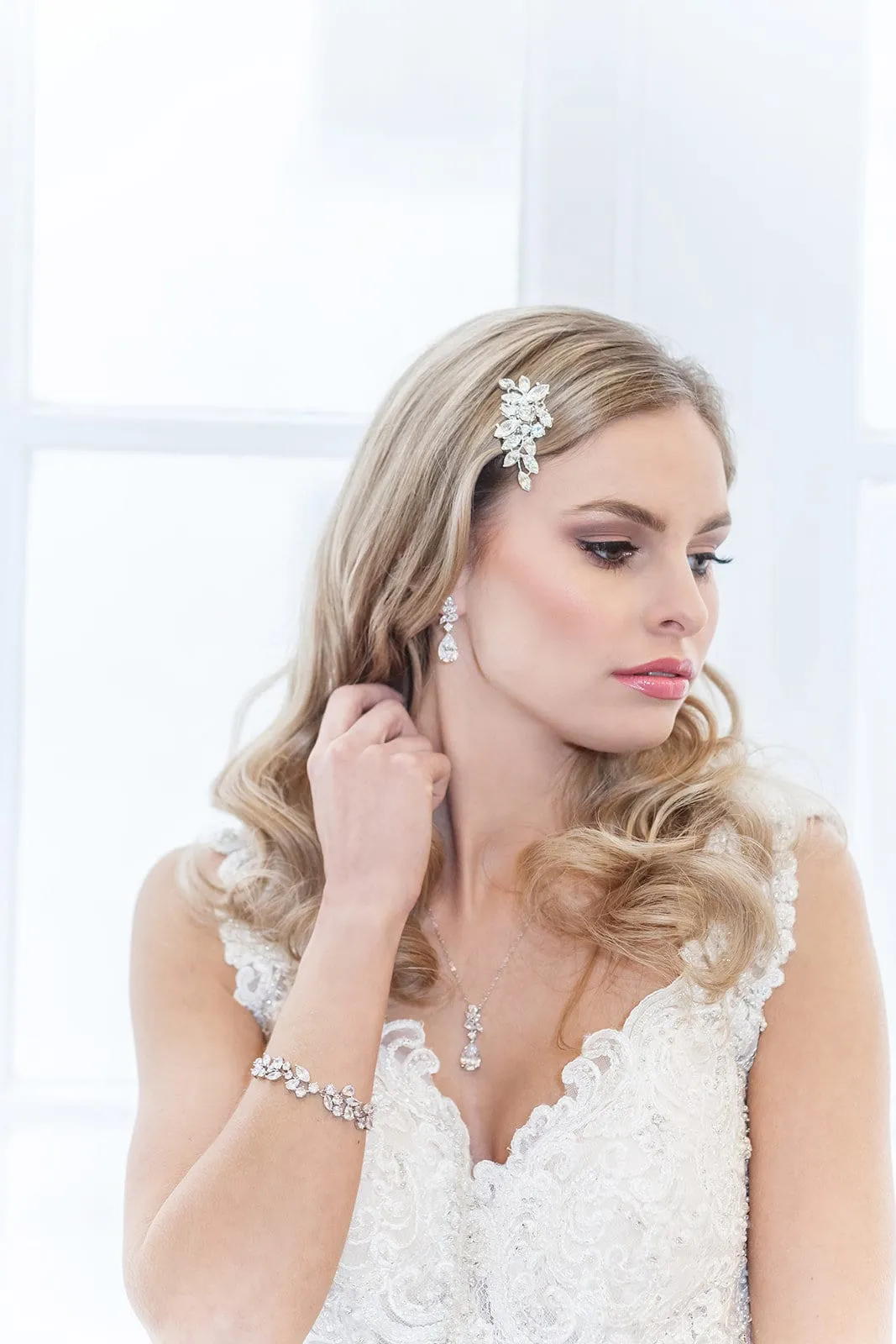 Arianna Crystal and CZ Comb
