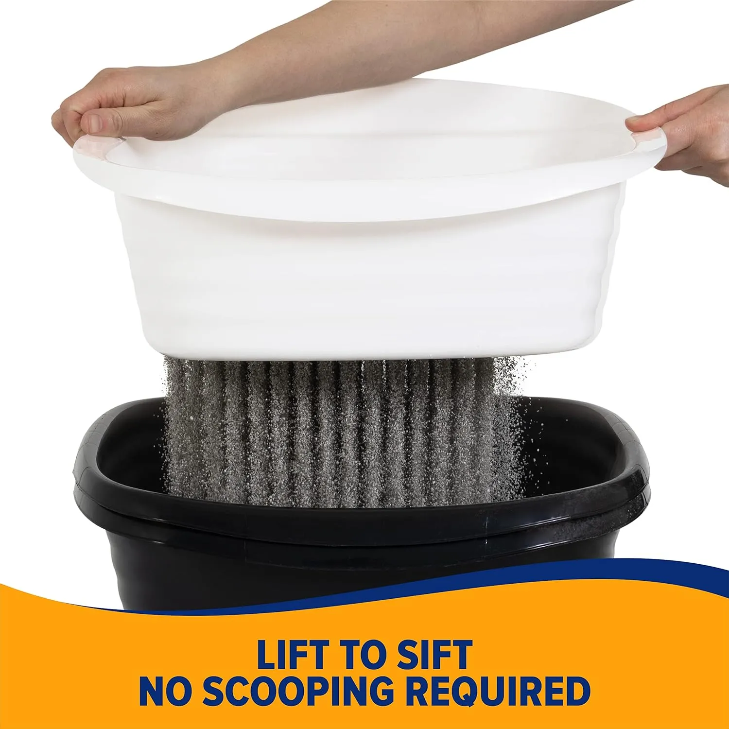 Arm & Hammer Cat Boxes for Indoor Cats with Microban, Sifting Litter Box, Scoop Free Cat Litter Tray, USA Made