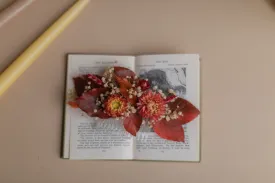 Autumn Terracota Bridal Comb / Autumn Wedding Hair Accessory