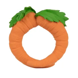 Carrot Natural Rubber Teether