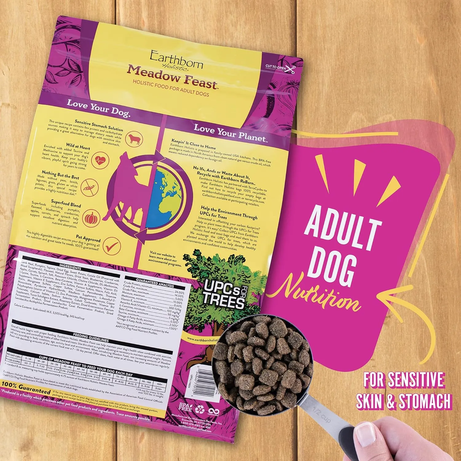 Earthborn Holistic Grain Free Meadow Feast Dog Dry Food