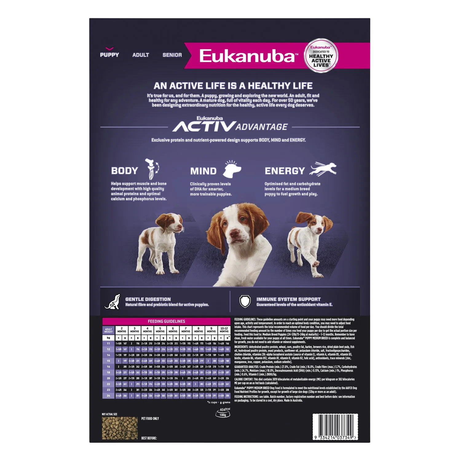 Eukanuba Medium Breed Puppy Dry Dog Food