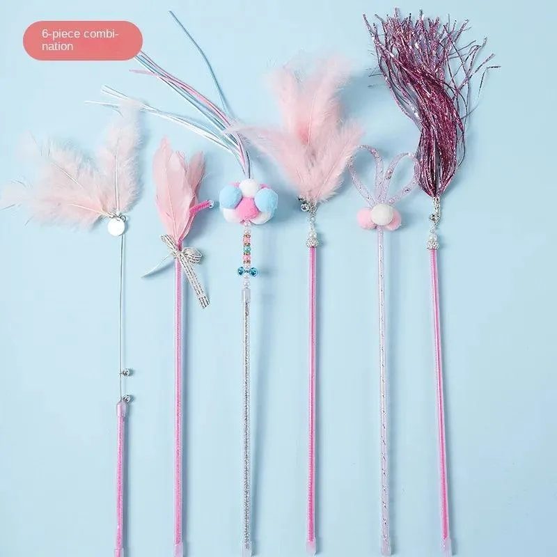 Fairy Flare Cat Stick Toy