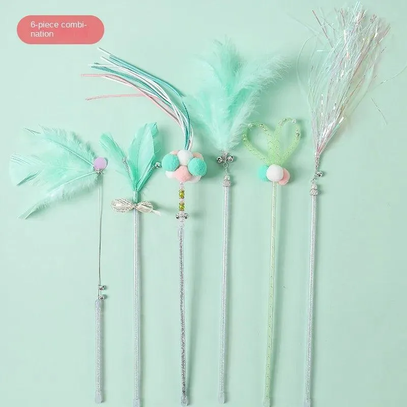 Fairy Flare Cat Stick Toy