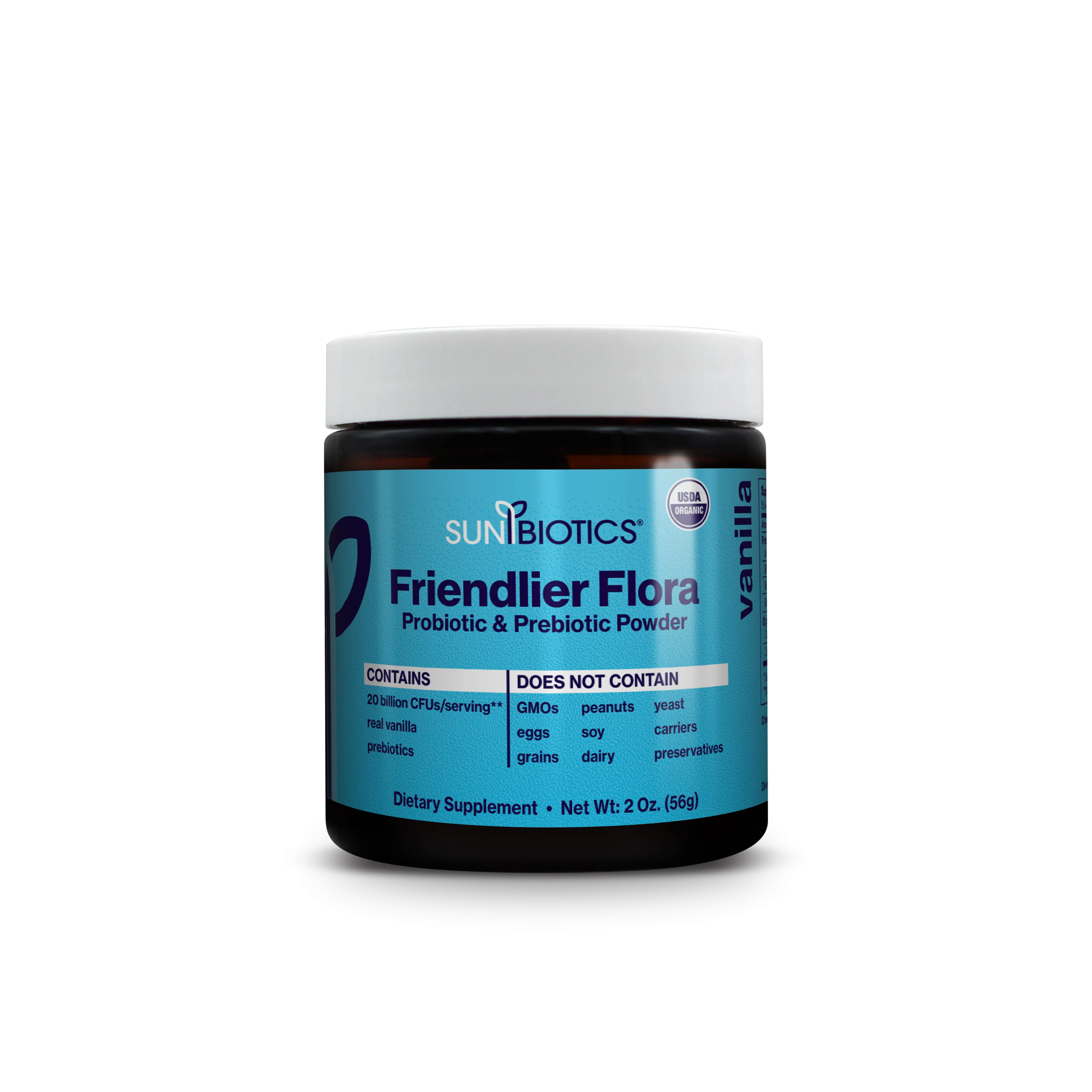 FRIENDLIER FLORA - PROBIOTIC & PREBIOTIC POWDER - Vanilla