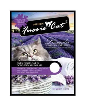 Fussie Cat Scoopable Litter Lavender 10L