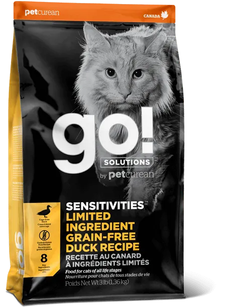 Go! Sensitivities Limited Ingredient Grain Free Duck Recipe for Cats