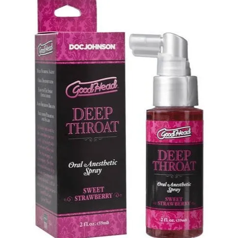 Good Head Deep Throat Spray Sweet Strawberry