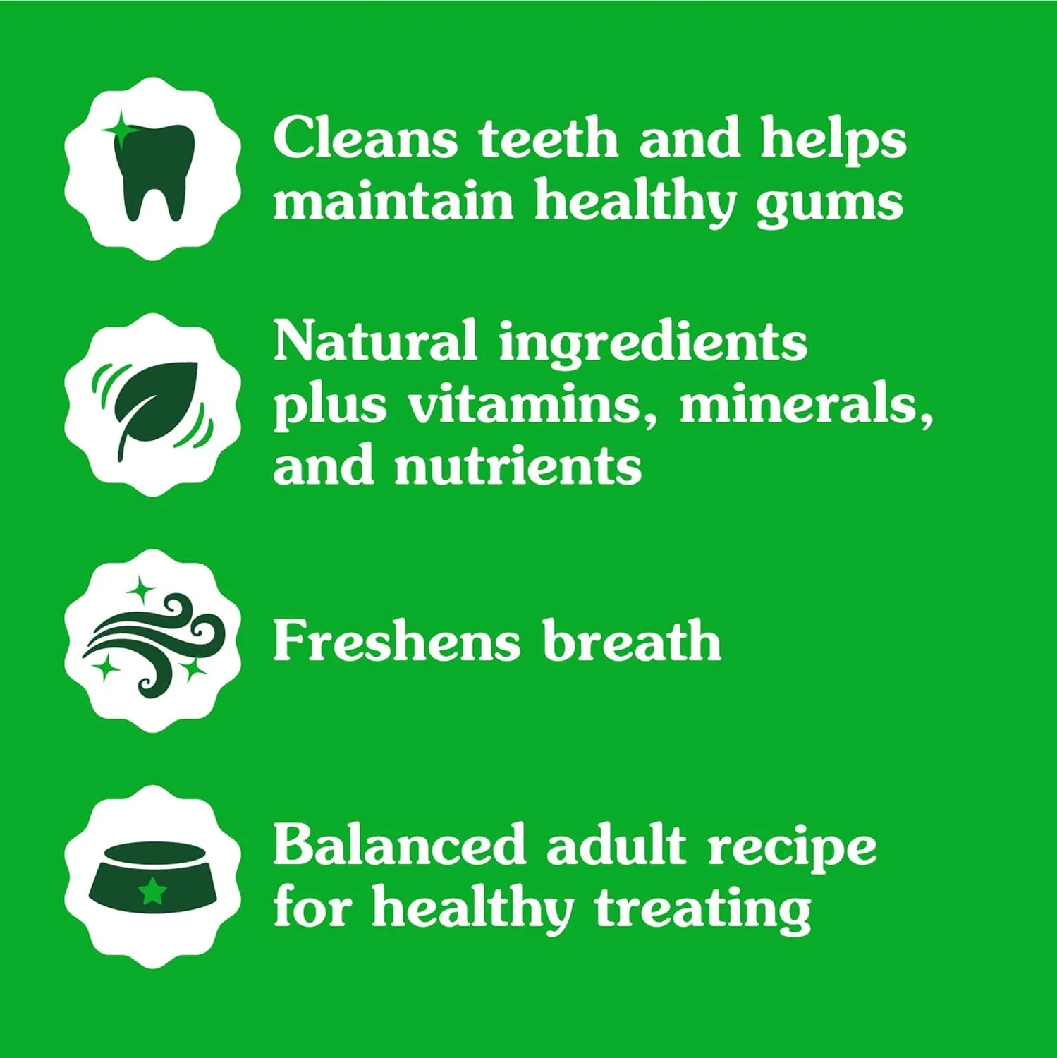 Greenies Large Natural Dental Care Dog Treats, 3-Flavor Variety Pack, (3) 12 oz. Pouches, 24 Total Treats