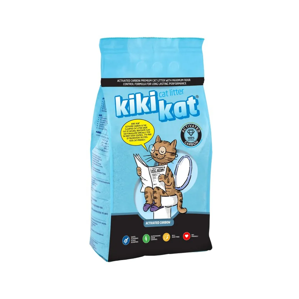 KIKI KAT CAT LITTER 10LT ( Activated Carbon )