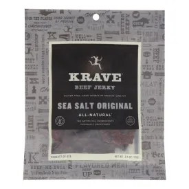 Krave Sea Salt Original Beef Jerky, 8-Pack, 2.7 Oz.