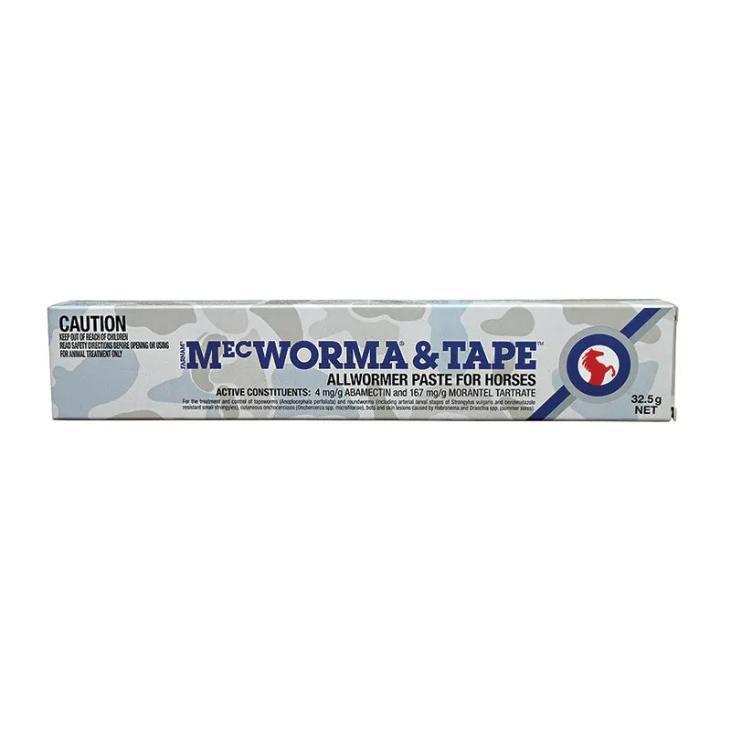 MecWorma & Tape Allwormer Paste for Horses 32.5g