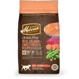 Merrick Grain Free Real Salmon and Sweet Potato Recipe Dry Dog Food
