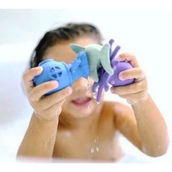 Natural Rubber No Stopper Bath Tub Toy