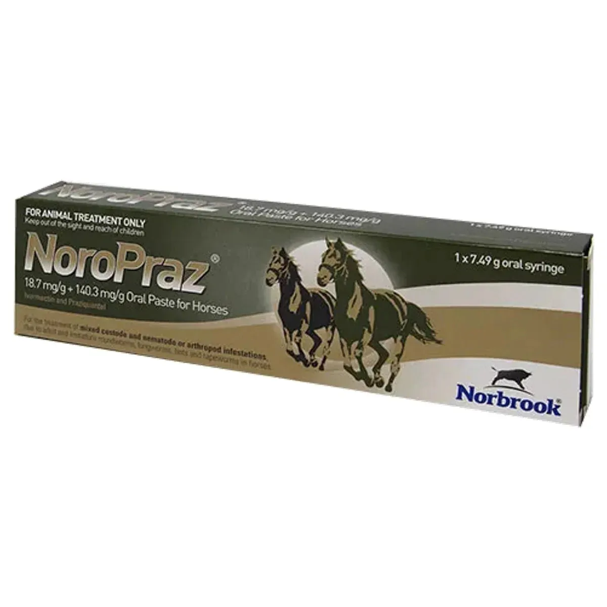 Noropraz 18.7 mg/g   140.3 mg/g Oral Paste Horse Wormer