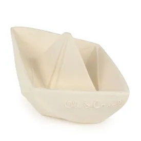Oli & Carol Origami Boat - White