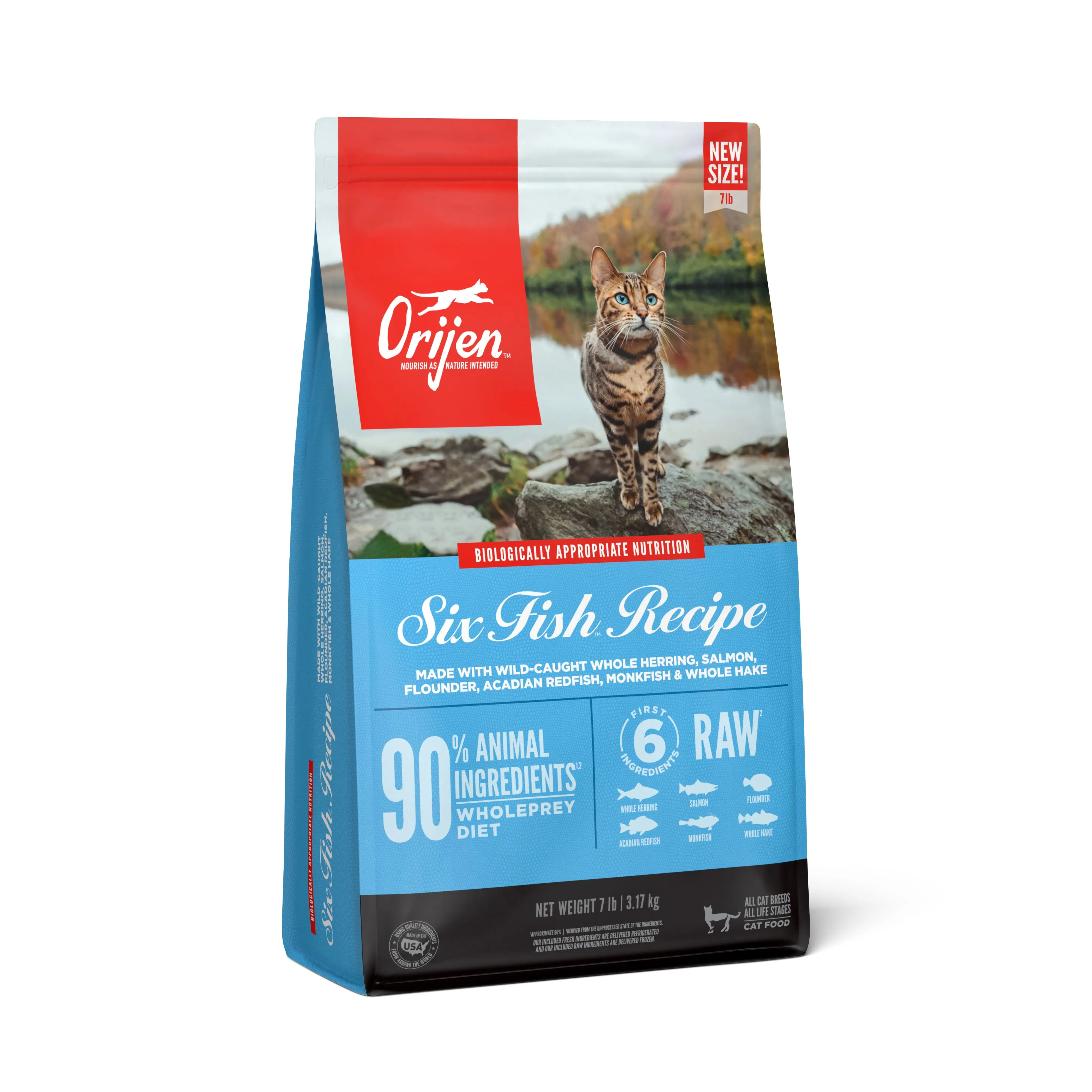ORIJEN Six Fish Biologically Appropriate Dry Cat Food 3.17kg^^^