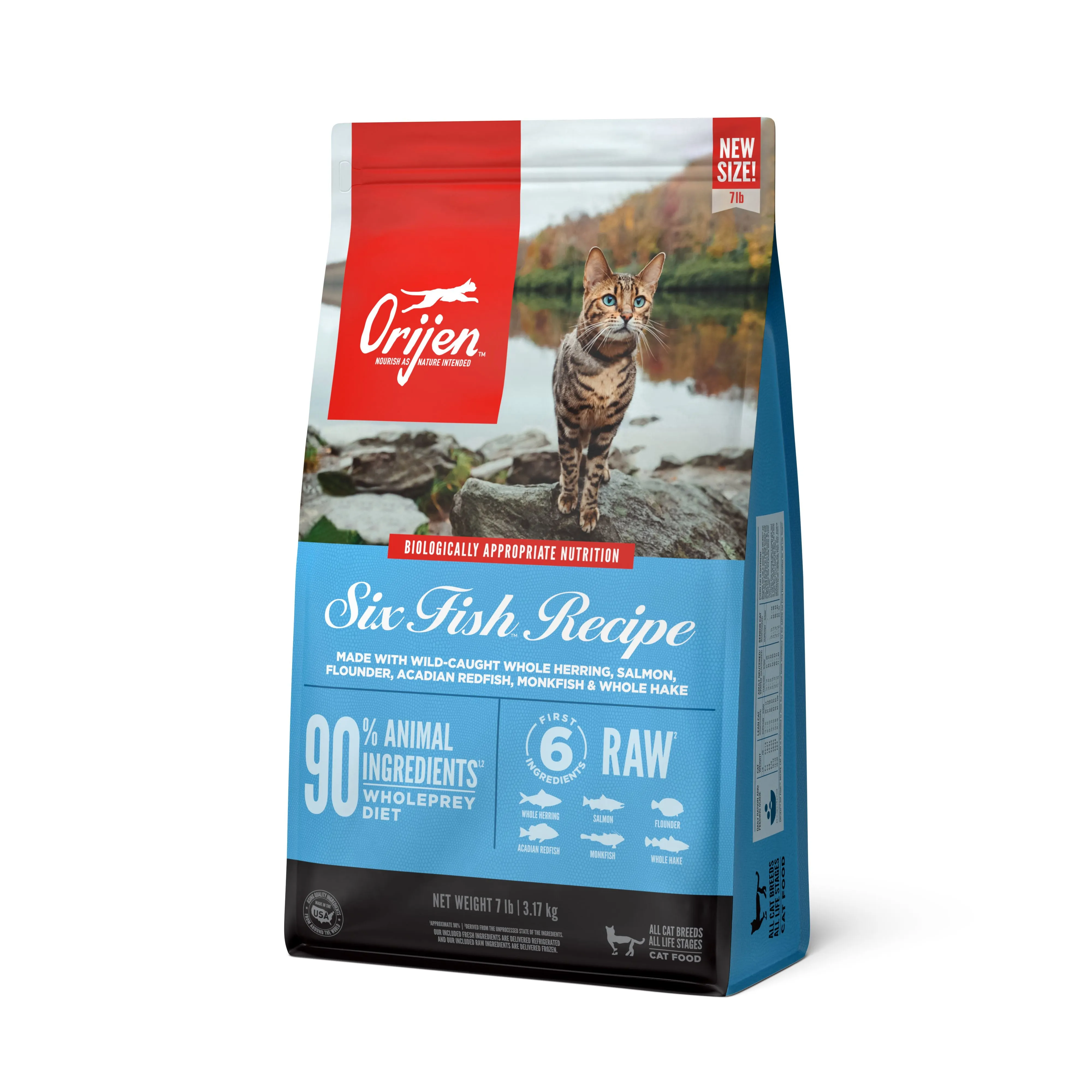 ORIJEN Six Fish Biologically Appropriate Dry Cat Food 3.17kg^^^