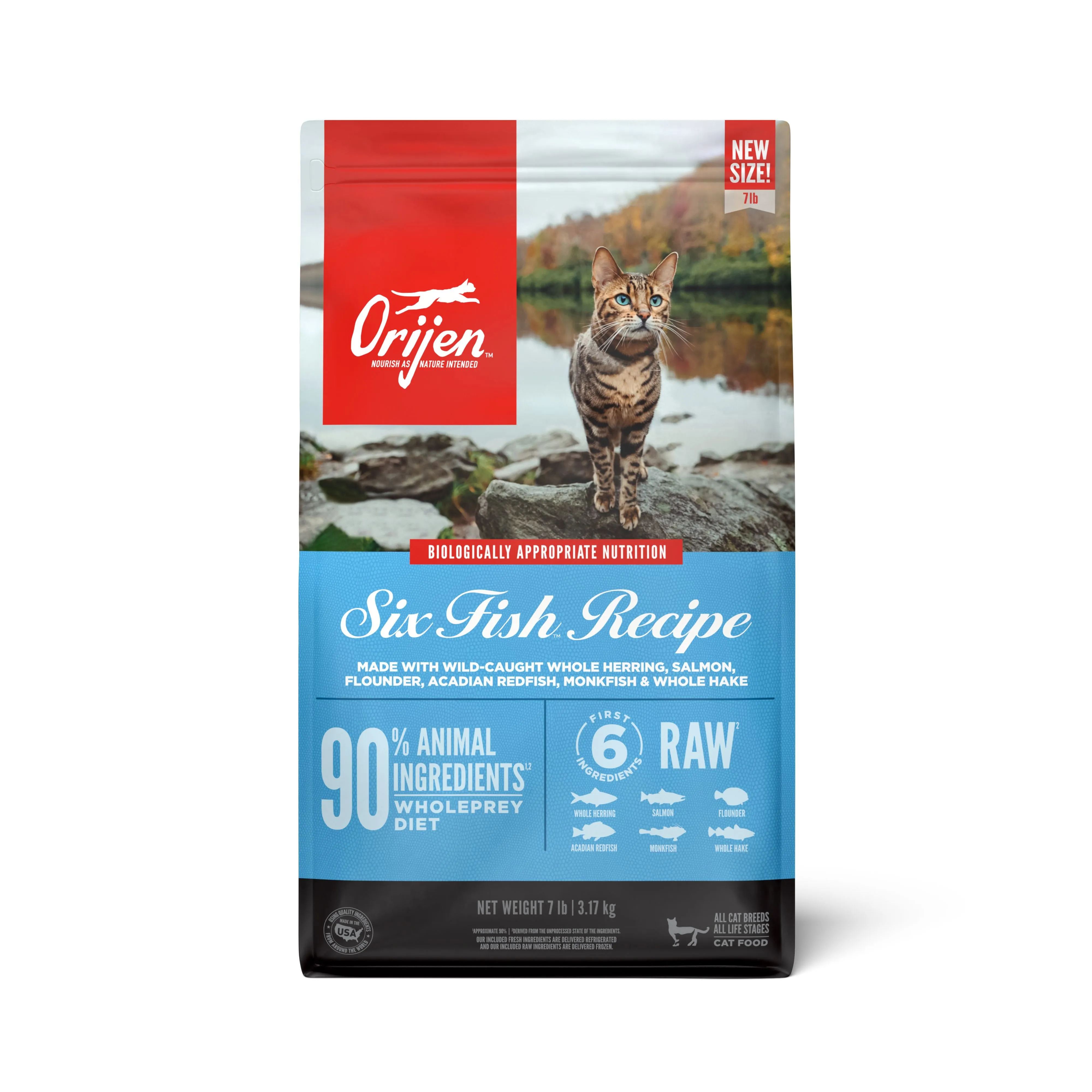ORIJEN Six Fish Biologically Appropriate Dry Cat Food 3.17kg^^^