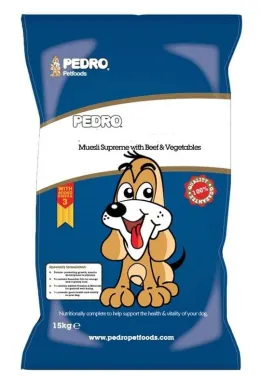Pedro | Working Dog Food | Muesli Supreme with Beef - 15kg