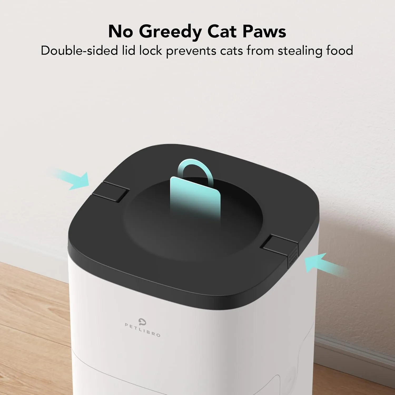 PETLIBRO Automatic Cat Feeder, Wi-Fi Automatic Cat Food Dispenser with Timer Interactive Voice Recorder, Auto Cat Feeder with 1-4 Meals Control Dry Food