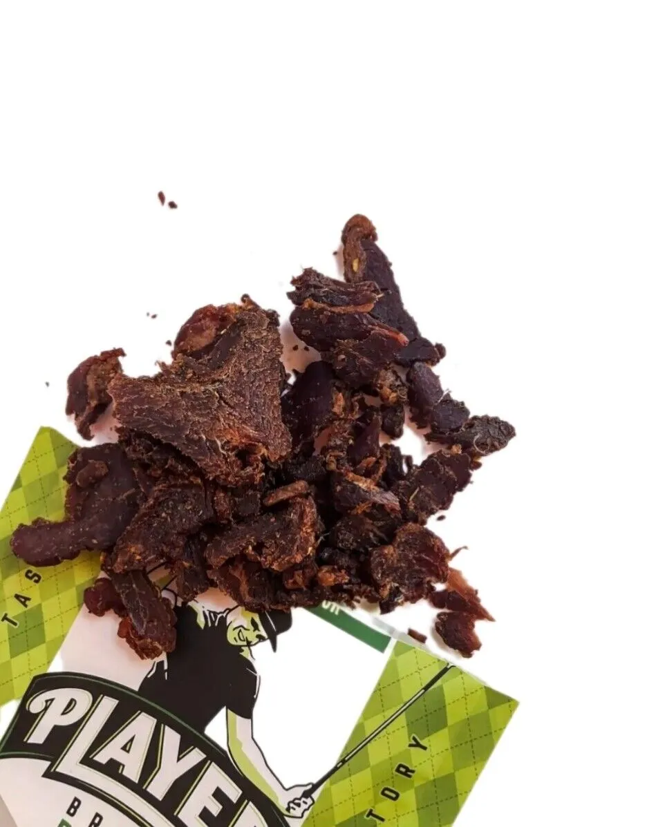 Player Brand Beef Biltong Jerky South African Style Air Dried Beef Biltong Made in USA