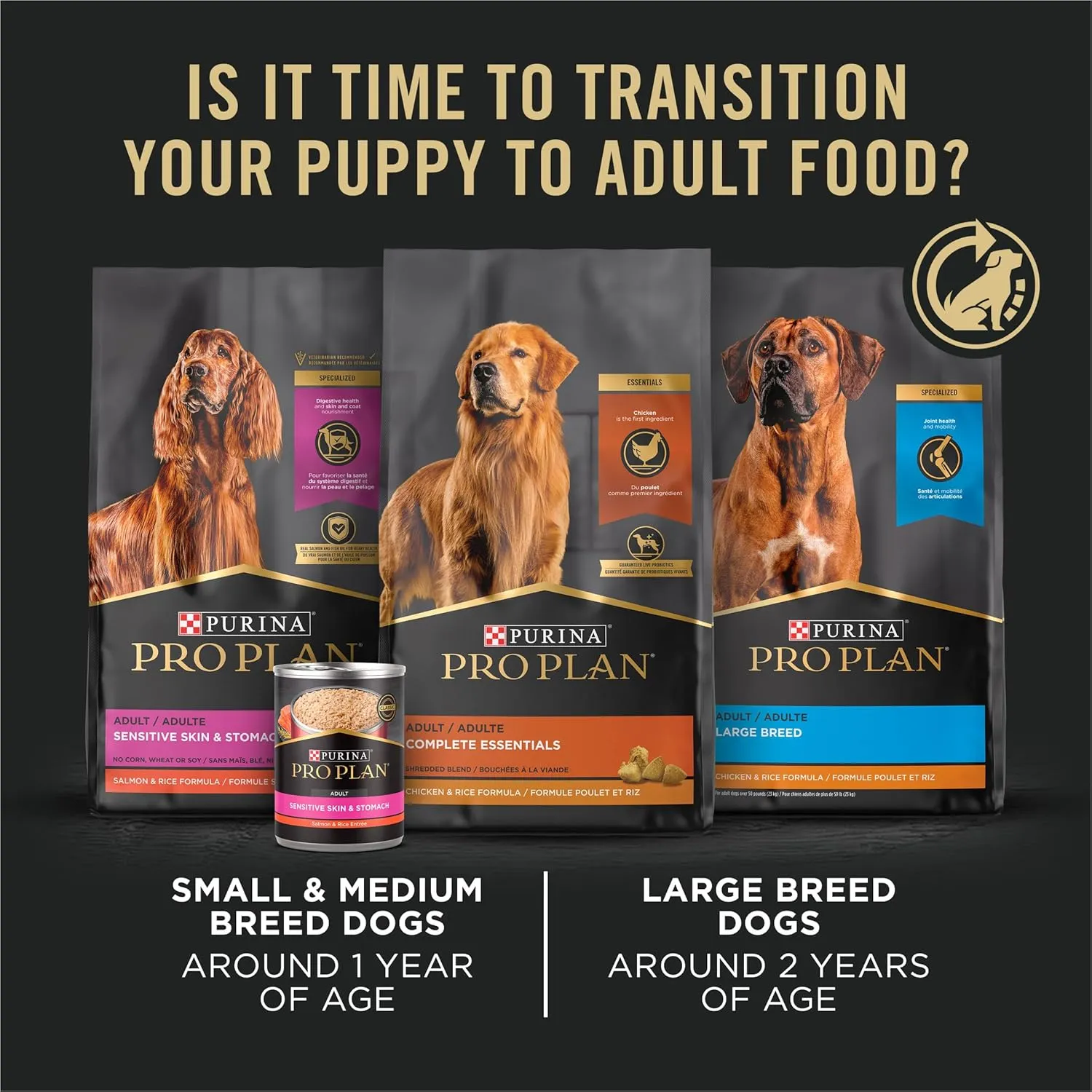 Purina Pro Plan Large Breed Dry Puppy Food, Chicken and Rice Formula - 47 lb. Bag
