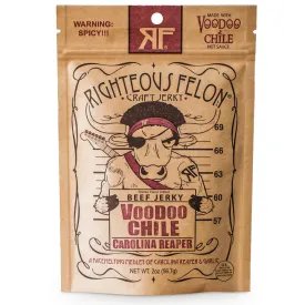 RIGHTEOUS FELON VOODOO CHILE BEEF JERKY