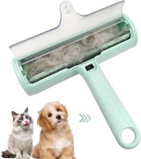Roller Pet Hair Remover Reusable Lint Roller for Clothes Cat and Dog Hair Removal Tool for Couch, Bed, Sofa, Car Seat, Carpet, Reusable Lint Cleaning Tools (Blue)