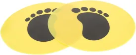 VICASKY Landmark Mat Foot Marking Flat Markers Pad Train Spot Soccer Dots Floor Mats Yellow